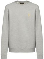 Giuseppe Zanotti sweat en coton à logo - Gris