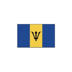 Vlag Barbados 90 x 150 feestartikelen