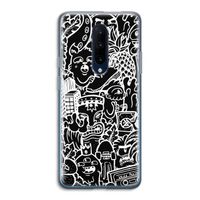 Vexx Black Mixtape: OnePlus 7 Pro Transparant Hoesje