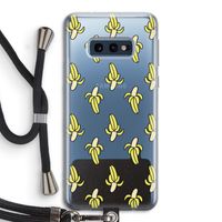 Bananas: Samsung Galaxy S10e Transparant Hoesje met koord