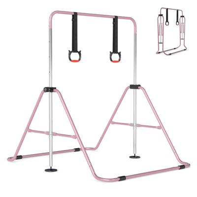 Uitschuifbare Gymnastiekstang voor Kinderen in 4 Standen Verstelbare Horizontale Stang Gymnastiektoestel Laad 50 kg