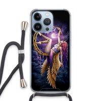 Aerial Angel: iPhone 13 Pro Transparant Hoesje met koord