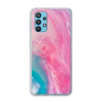 Roze explosie: Samsung Galaxy A32 4G Transparant Hoesje