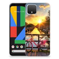 Google Pixel 4 | Silliconen Back Cover | Amsterdamse Grachten