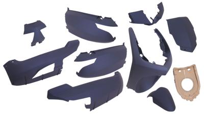 Edge plaatset new vivacity vanaf bj. 2008 50cc 2/4 takt 9 delig mat blauw