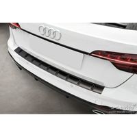 Zwart RVS Bumper beschermer passend voor Audi A4 Avant B9 (incl. S-Line) 2015-2019 & Facelift 20 AV254036