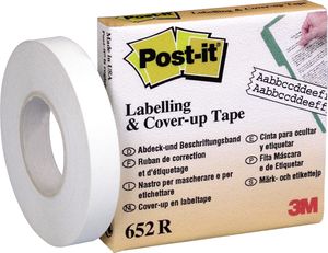 3M Post-it 652R correctie film/tape 17,7 m Wit 1 stuk(s)