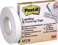 3M Post-it 652R correctie film/tape 17,7 m Wit 1 stuk(s) - thumbnail