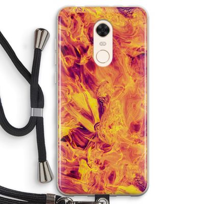 Eternal Fire: Xiaomi Redmi 5 Transparant Hoesje met koord