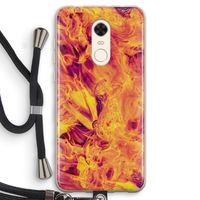 Eternal Fire: Xiaomi Redmi 5 Transparant Hoesje met koord