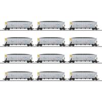 Märklin 45665 H0 set van 12 US Hopper Car van de Union Pacific Railroad Märklin 45665 H0 set van 12 US Hopper Car van de Union Pacific Railroad