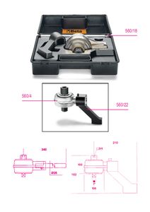 Beta 560/22-Reaktie Voet - 005600022