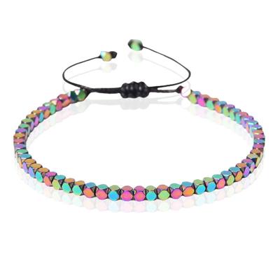 LGT JWLS Dames Armband - 4mm Cube Multi