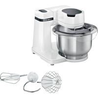 Bosch MUM Serie 2, 700 Watt, Edelstahl-Rührschüssel, weiß Foodprocessor 700 W Wit