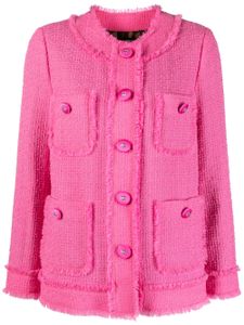 Dolce & Gabbana veste en tweed - Rose