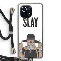 Slay All Day: Xiaomi Mi 11 Transparant Hoesje met koord
