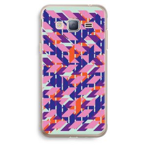 Skew Blush 3: Samsung Galaxy J3 (2016) Transparant Hoesje