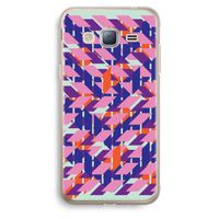 Skew Blush 3: Samsung Galaxy J3 (2016) Transparant Hoesje