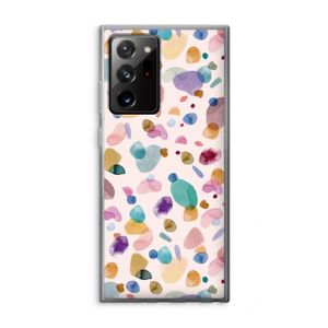 Terrazzo Memphis Pink: Samsung Galaxy Note 20 Ultra / Note 20 Ultra 5G Transparant Hoesje
