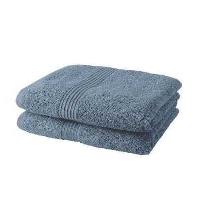 Set van 2 TODAY handdoeken 50x90 cm 100% Katoen - Denim