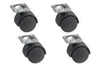 Metafranc Zwenkwiel Set 40Mm Hard 4St *Nl* W - WU0804100