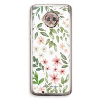 Botanical sweet flower heaven: Motorola Moto G6 Transparant Hoesje - thumbnail