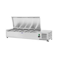 Opzetkoelvitrine - 150 x 39 cm - 6 GN 1/3 containers