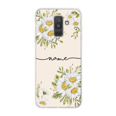 Daisies: Samsung Galaxy A6 Plus (2018) Transparant Hoesje