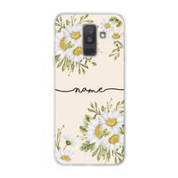 Daisies: Samsung Galaxy A6 Plus (2018) Transparant Hoesje