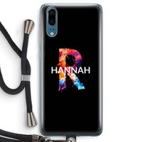 Abstract Spectrum: Huawei P20 Transparant Hoesje met koord