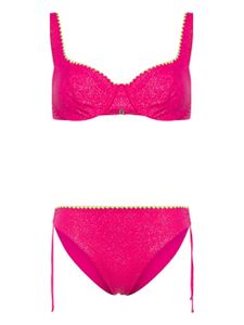 TWINSET bikini à effet métallisé - Rose