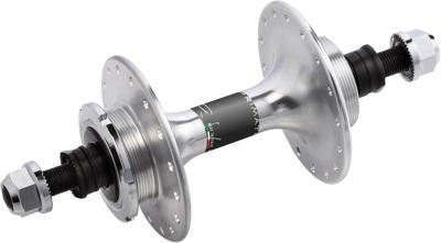 Miche achternaaf "pista" rear hub "piasta" 32h rigid a.freew. sil.