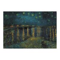 Clementoni legpuzzel kunstwerken sterrennacht boven de rhône, 1000st.