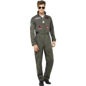 Straaljager piloten verkleedkleding deluxe voor heren 56-58 (XL)  -