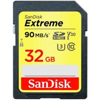 Sandisk SDHC geheugenkaart - 32GB - Extreme - U3