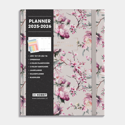 A5+ Planner 2025 - 2026 Kersenbloesem