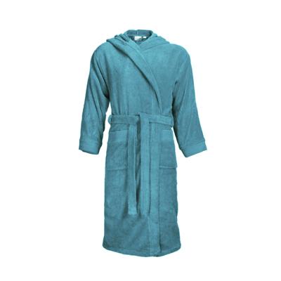 The One Badjas met capuchon 420 gram Turquoise-XXL/XXXL