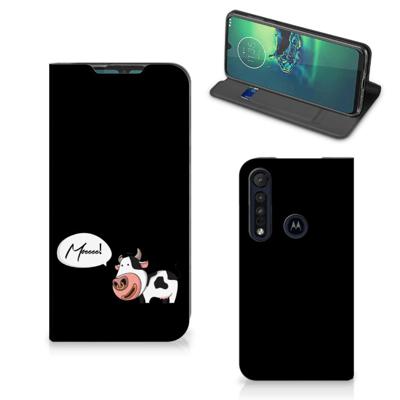 Motorola G8 Plus Magnet Case Cow Motorola G8 Plus Magnet Case Cow