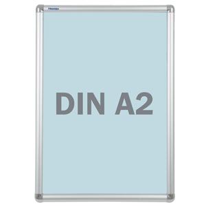 Franken BS0703 Wissellijst Papierformaat: DIN A2 (b x h x d) 45 x 62.4 x 1.2 cm Zilver