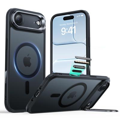 iPhone Air Classic Hybrid Magnetic Case (Camera Control, Stash Stand) - Frosted Black iPhone Air Classic Hybrid Magnetic Case (Camera Control, Stash Stand) - Frosted Black