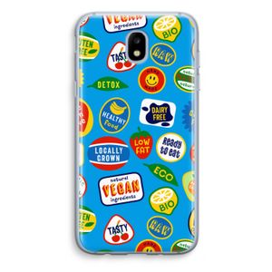 Fruitsticker: Samsung Galaxy J5 (2017) Transparant Hoesje