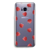 Framboosjes: Samsung Galaxy S8 Transparant Hoesje