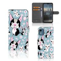 Nokia C12 | Telefoonhoesje | Met pasjeshouder | Hondjes