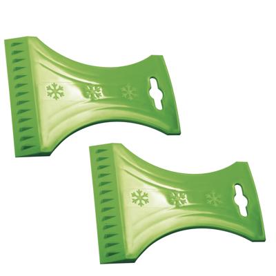 IJskrabber / raamkrabber - 2x - voor auto ramen - Groen - Kunststof - 10 x 13 cm - Ruitenkrabber IJskrabber / raamkrabber - 2x - voor auto ramen - Groen - Kunststof - 10 x 13 cm - Ruitenkrabber