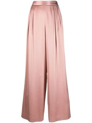 Fabiana Filippi pantalon ample à design plissé - Rose