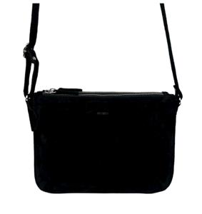 DSTRCT Dstrct - Black crossbodytas zwart Zwart Suede Crossbody-tassen