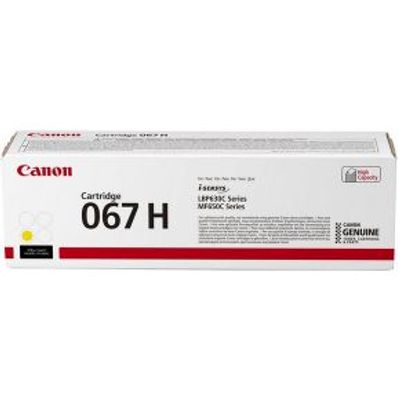 Canon 067H tonercartridge 1 stuk(s) Origineel Geel