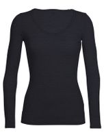 Icebreaker 103194001 S T-shirt en top Ronde halslijn Lange mouwen Lycra, Merinoswol, Nylon