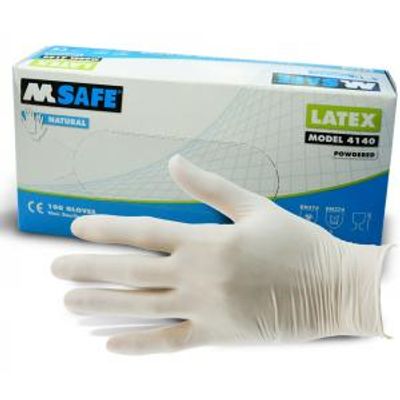 Latex handschoenen - L 100 stuks in doos