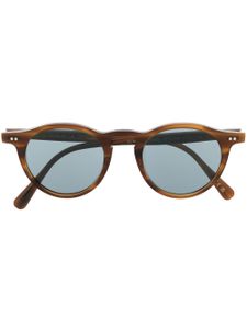 Oliver Peoples lunettes de soleil Desmon Sun à monture ronde - Marron